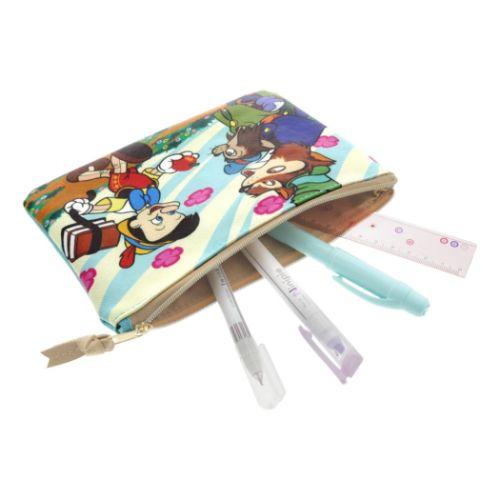SUN-STAR Disney Retro Art Collection Flat Pouch Pinocchio