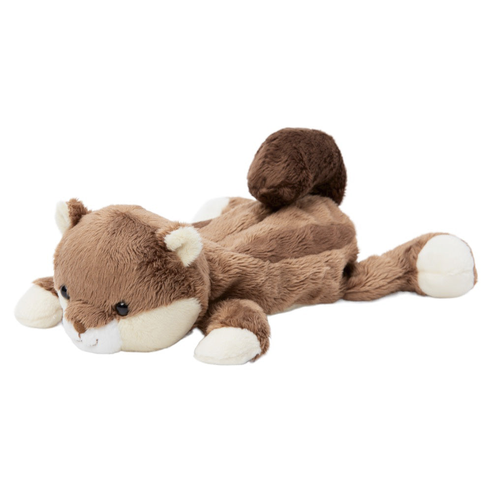 SUN-STAR Nuimee Fluffy Pen Case Lying Squirrel