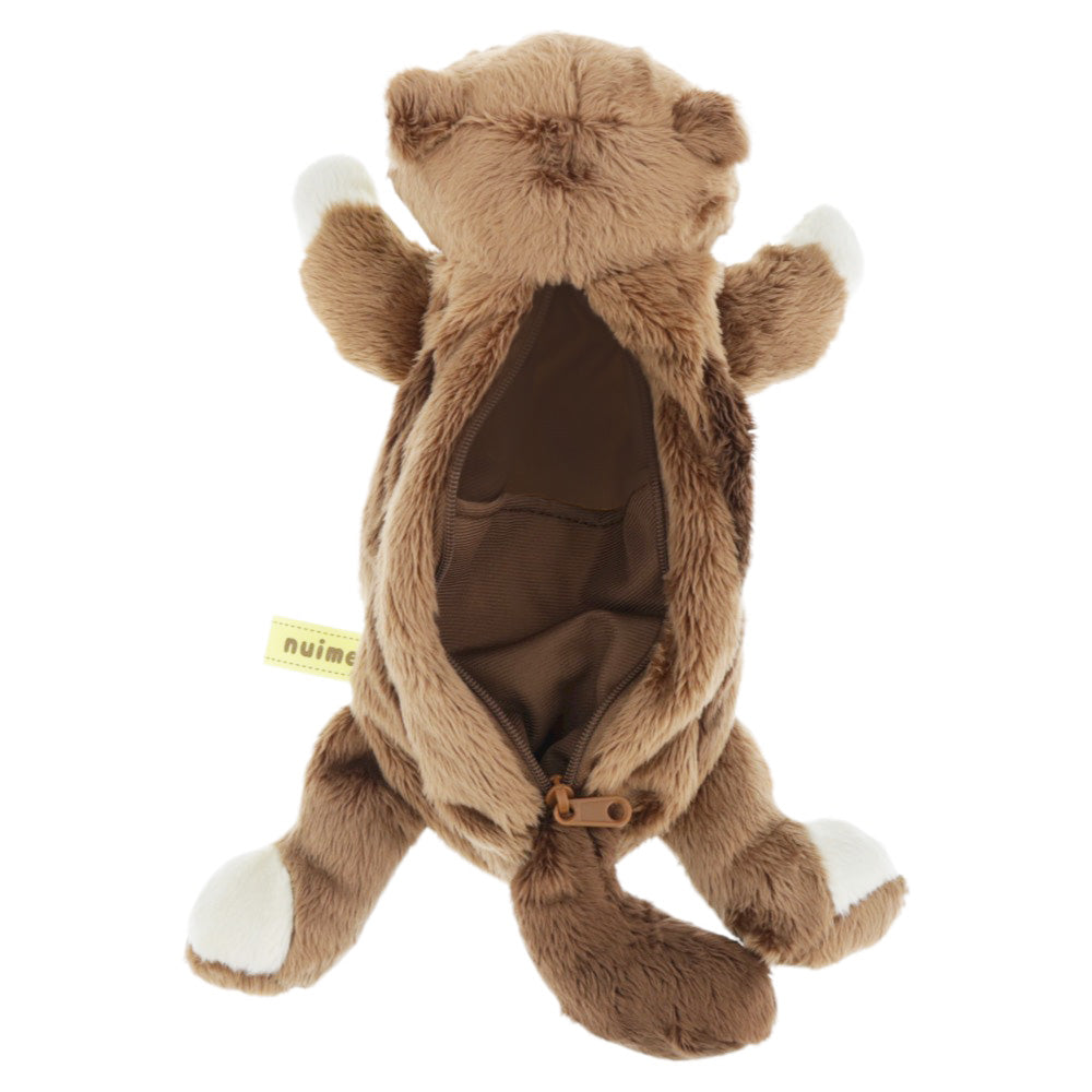 SUN-STAR Nuimee Fluffy Pen Case Lying Squirrel
