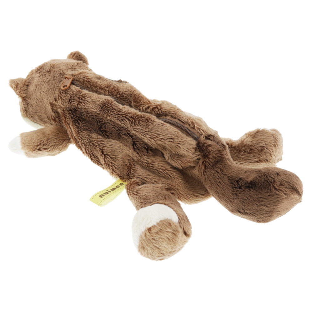 SUN-STAR Nuimee Fluffy Pen Case Lying Squirrel