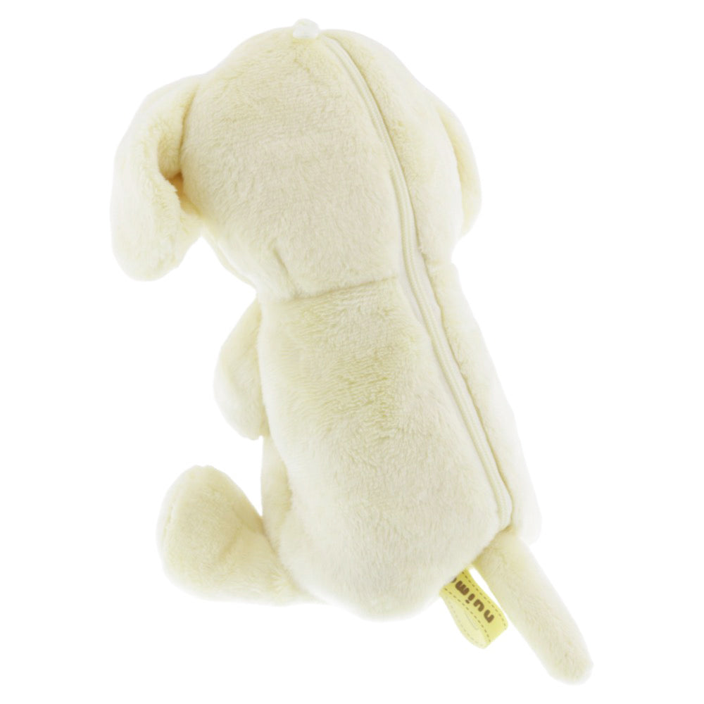 SUN-STAR Nuimee Fluffy Pen Case Sitting Dog