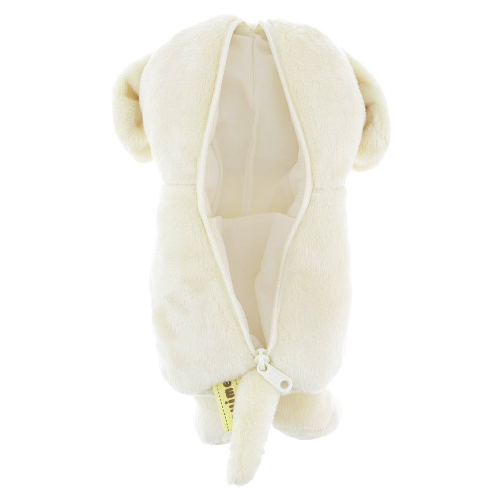 SUN-STAR Nuimee Fluffy Pen Case Sitting Dog