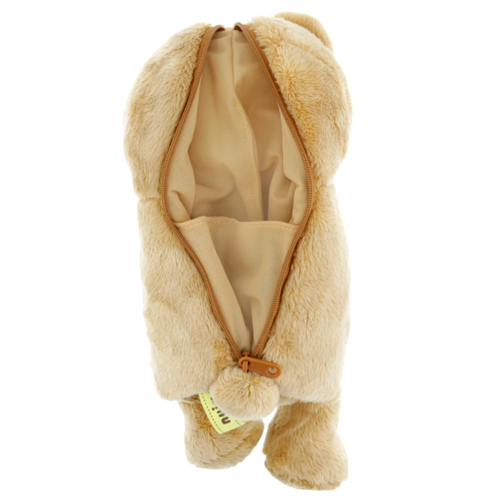 SUN-STAR Nuimee Fluffy Pen Case Sitting Bear