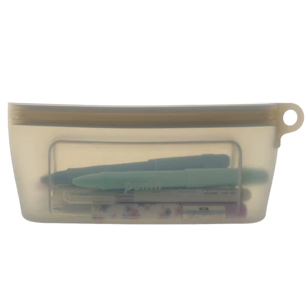 SUN-STAR Punin Silicon Zip Pen Case Grey