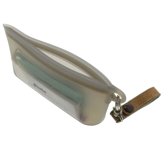 SUN-STAR Punin Silicon Zip Pen Case Grey