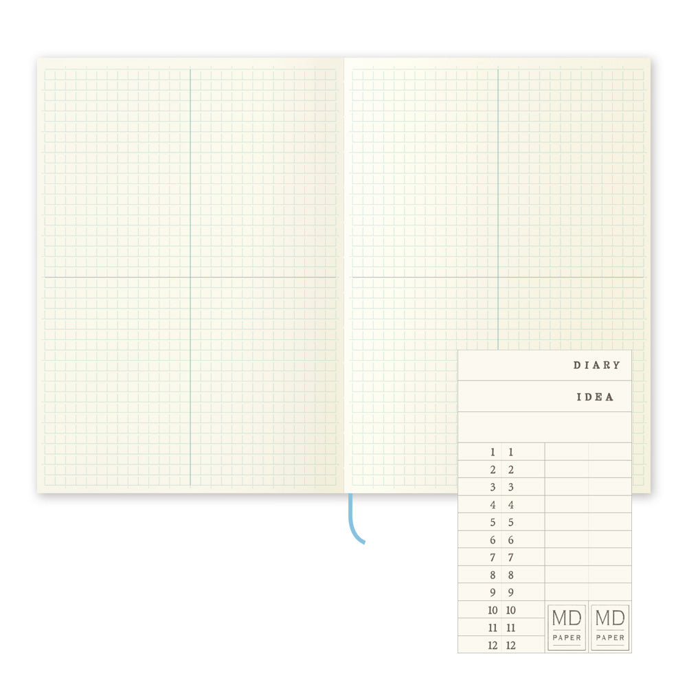 MIDORI MD Notebook Journal A5 Grid Block A