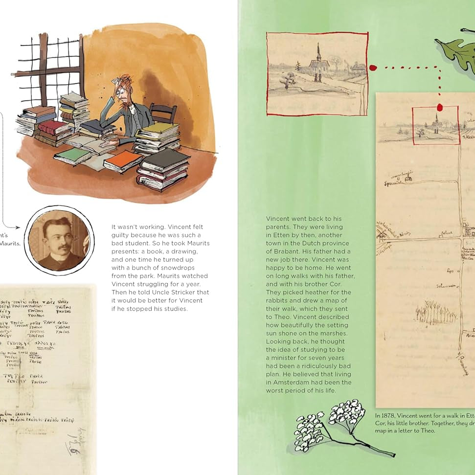 The Vincent Van Gogh Atlas (Junior Edition) by Nienke Denekamp and René Van Blerk