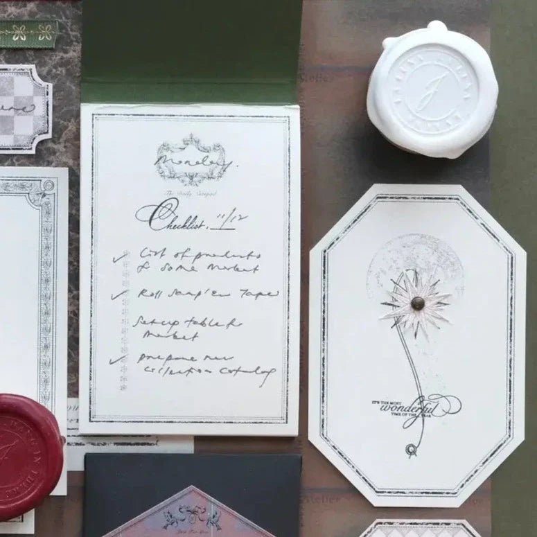 JIEYANOW ATELIER Rubber Stamp Let It Snow La Luna