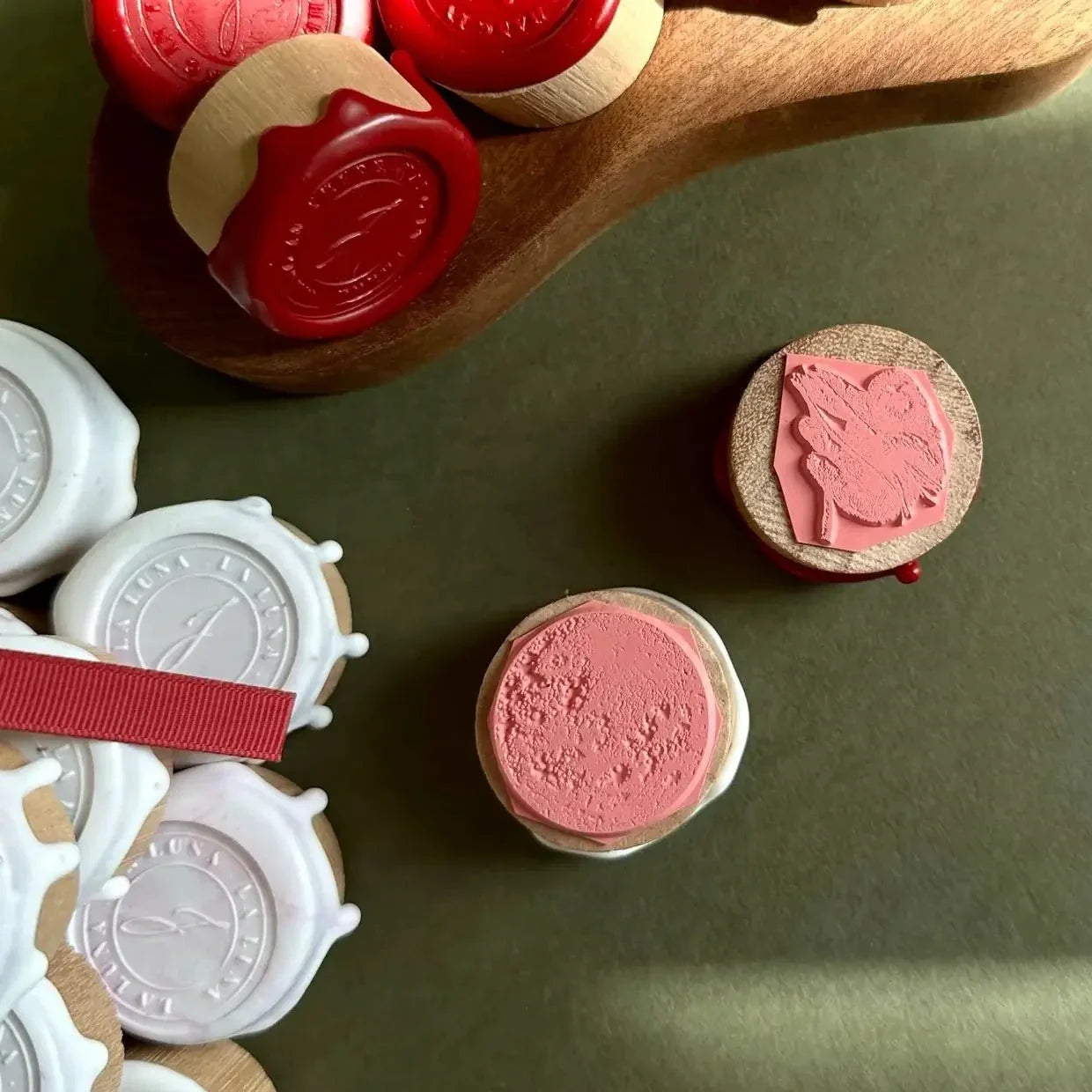 JIEYANOW ATELIER Rubber Stamp Let It Snow La Luna