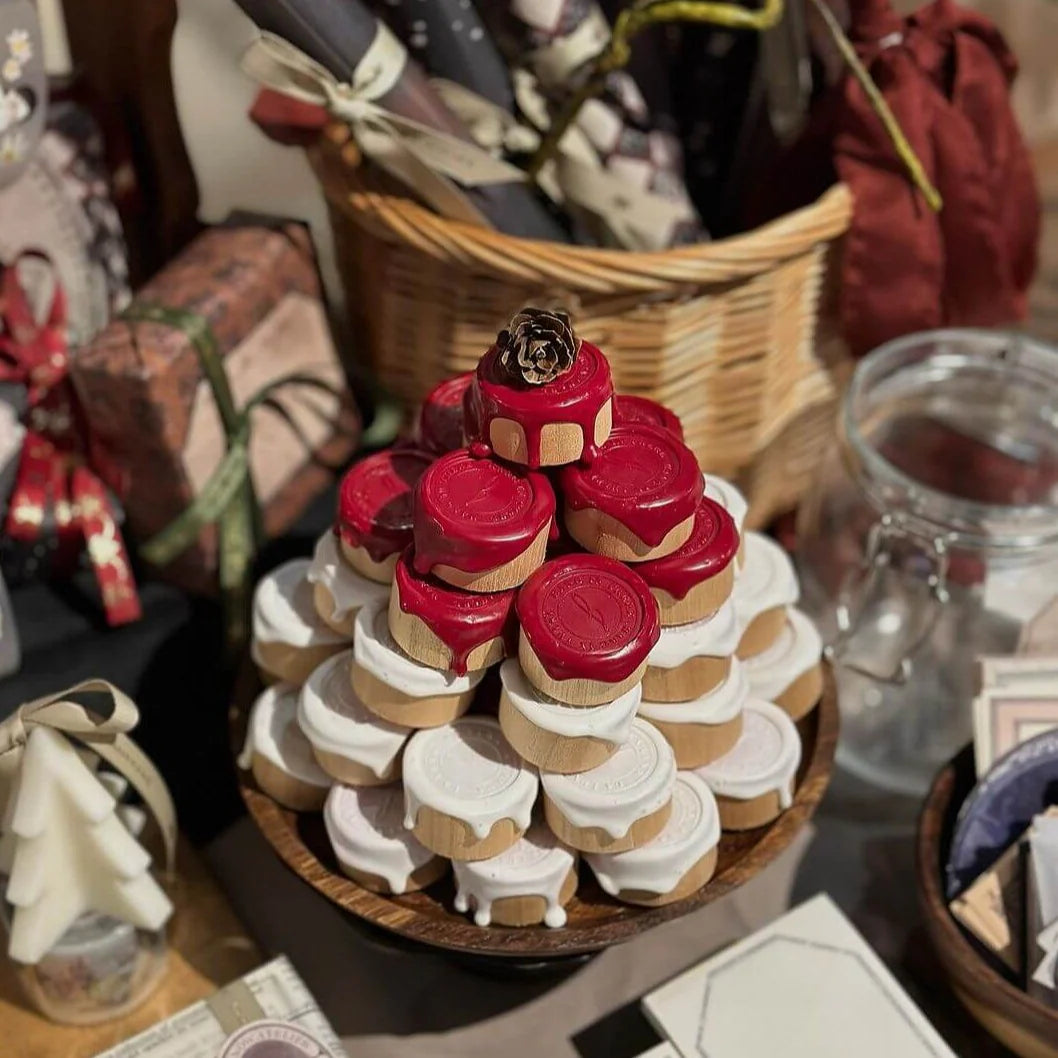 JIEYANOW ATELIER Rubber Stamp Let It Snow La Luna