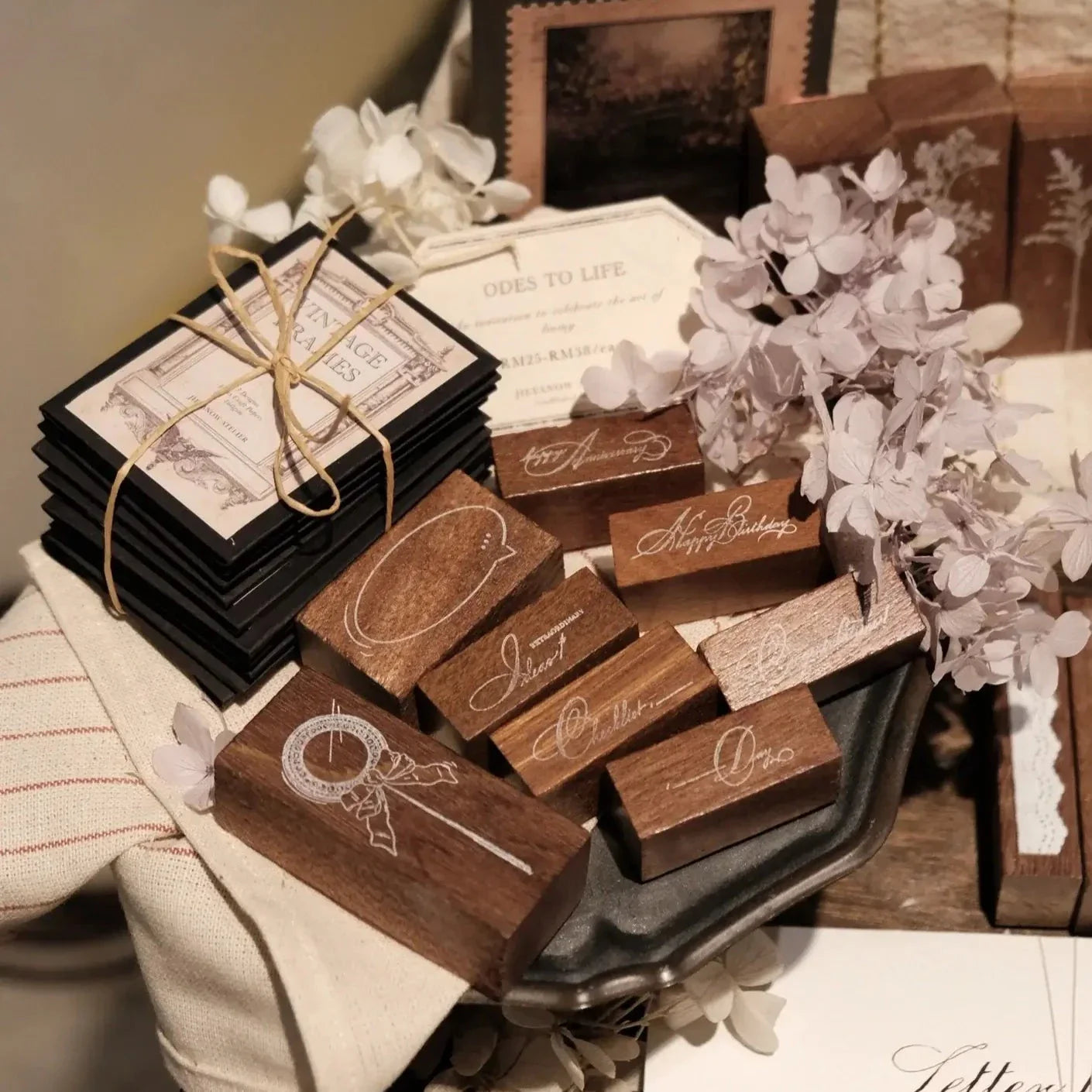 JIEYANOW ATELIER Rubber Stamp Odes to Life Day