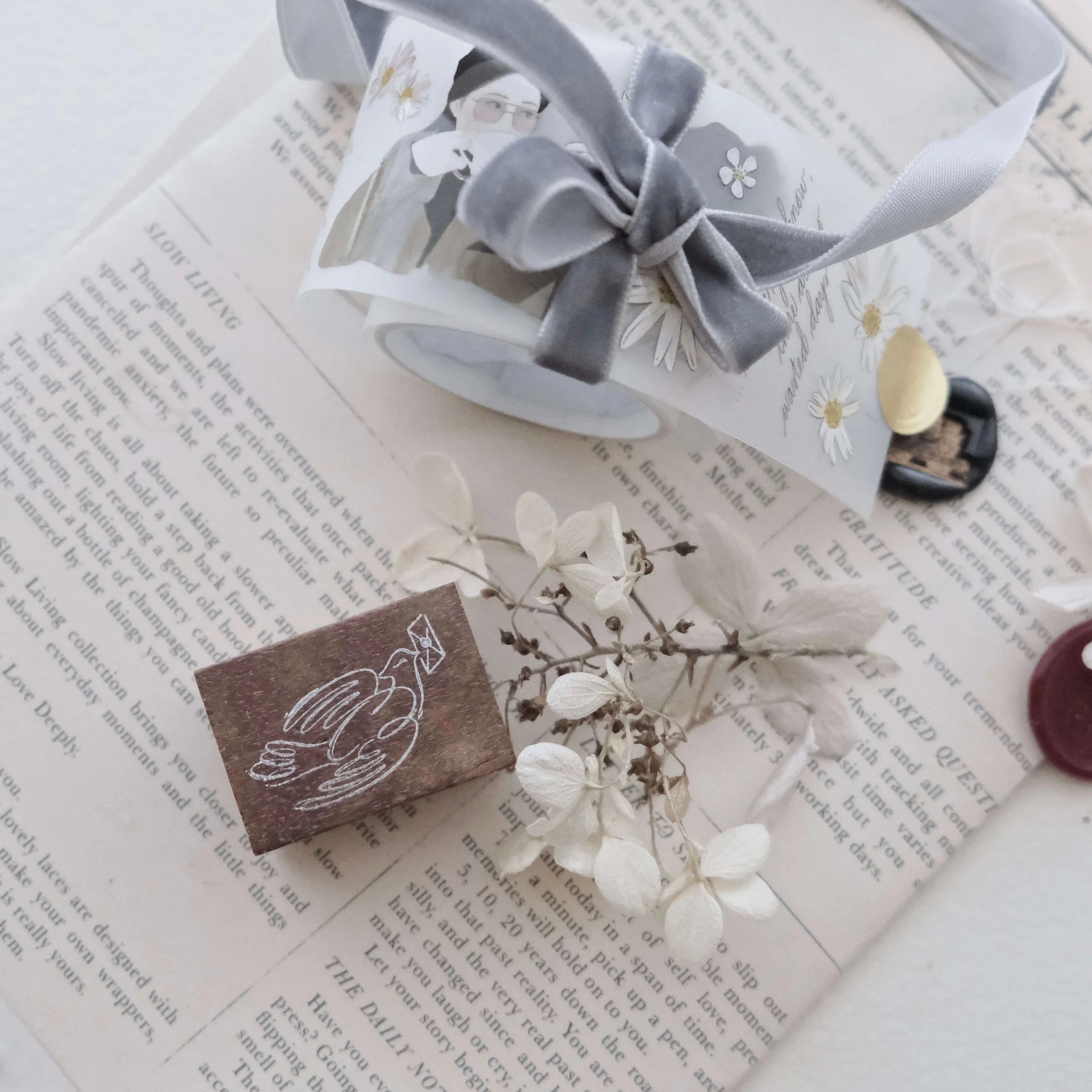 JIEYANOW ATELIER Rubber Stamp Odes to Life Checklist