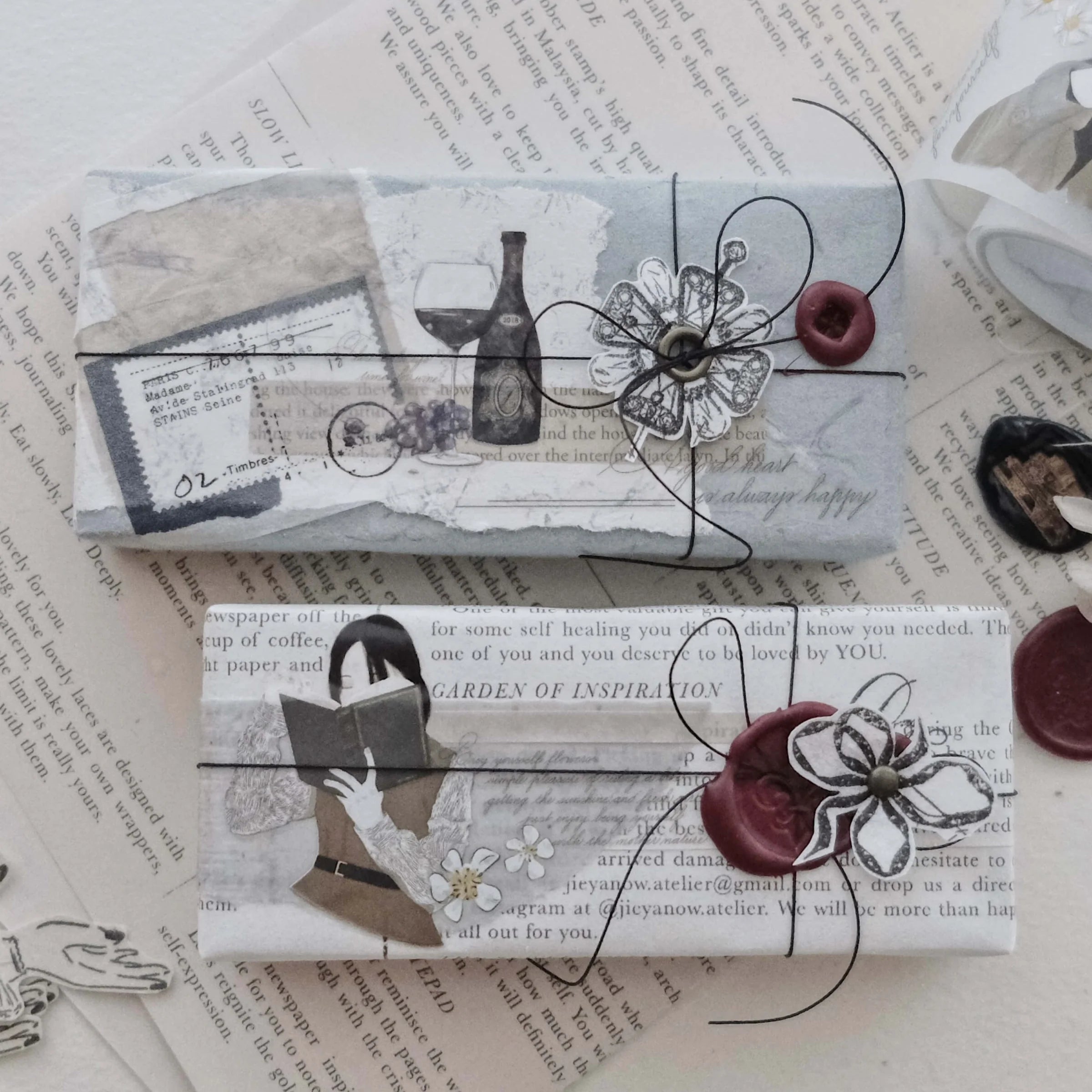 JIEYANOW ATELIER Rubber Stamp Odes to Life Congratulations