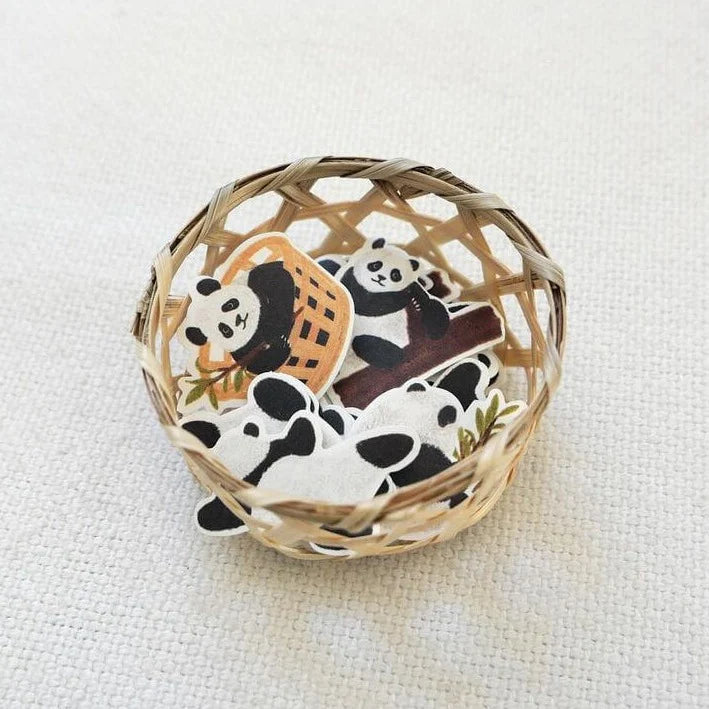 SUATELIER Cereal Stickers Baby Panda