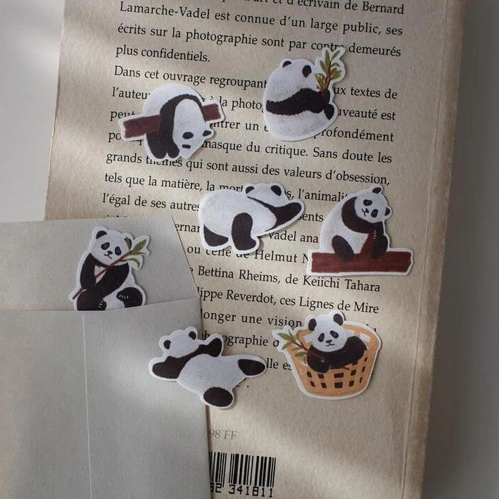 SUATELIER Cereal Stickers Baby Panda
