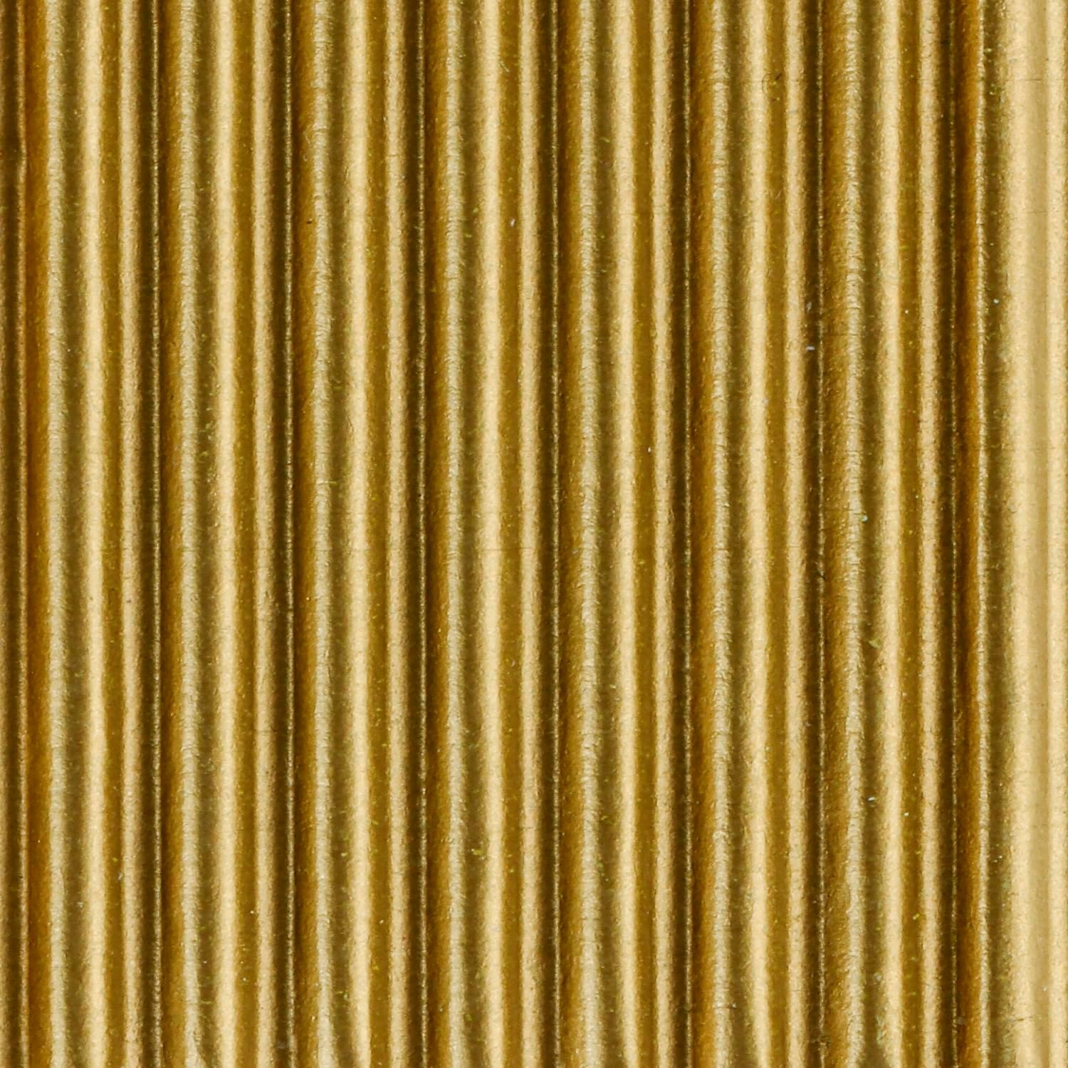 CLAIREFONTAINE Corrugated Cardboard Medium 50x70cm 1s Gold