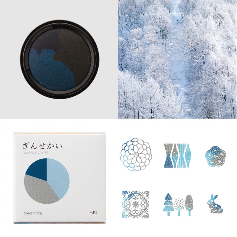 SHACHIHATA Watashi No Iro Ink Pad Snowscape