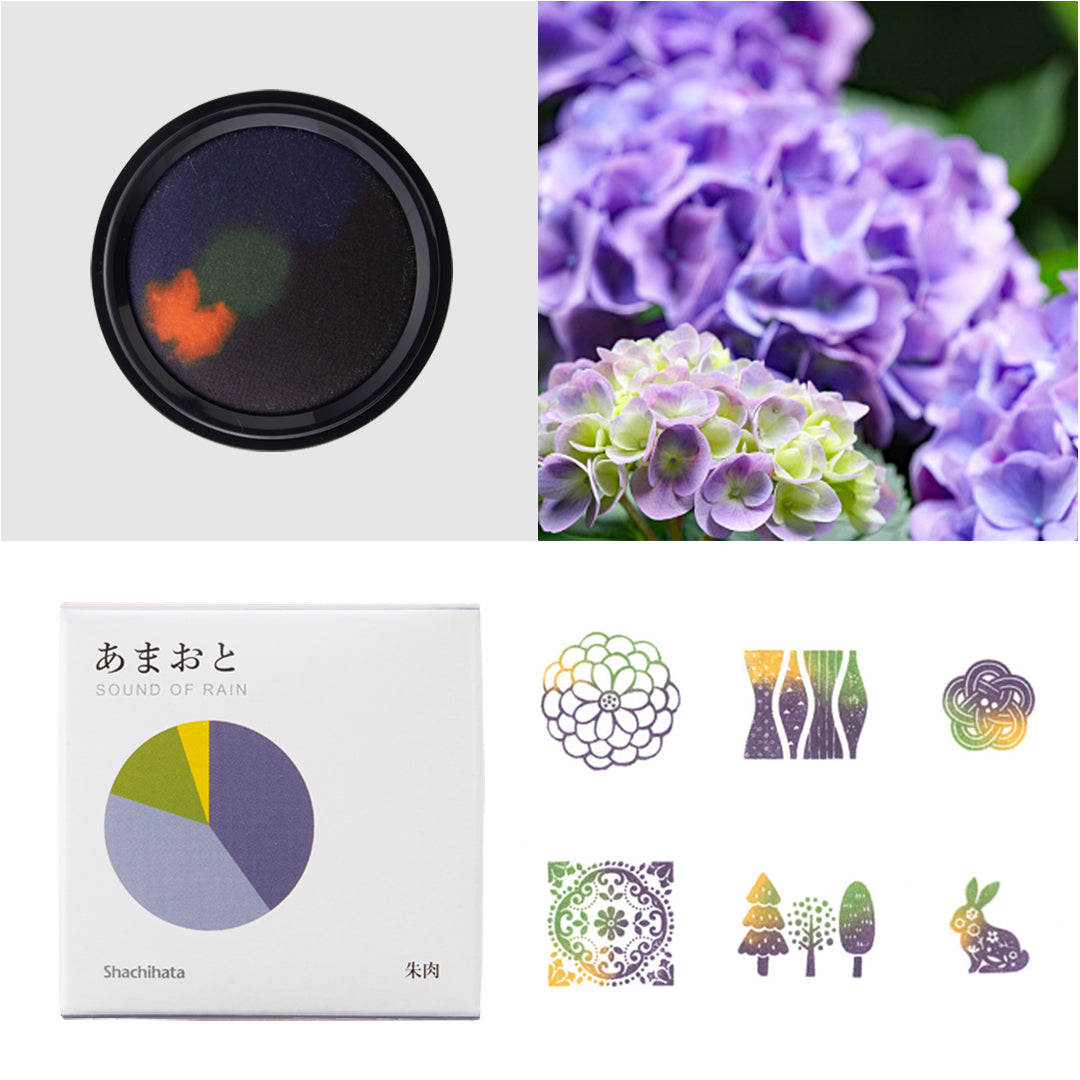 SHACHIHATA Watashi No Iro Ink Pad Sound Of Rain
