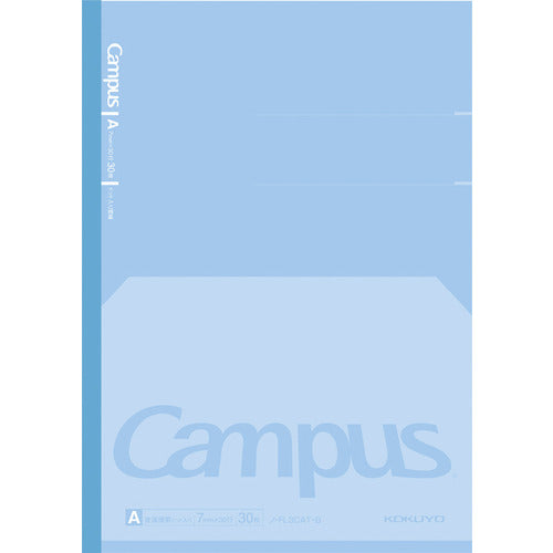 KOKUYO Campus Flat Notebook B5 7mm Dot Ruled Blue