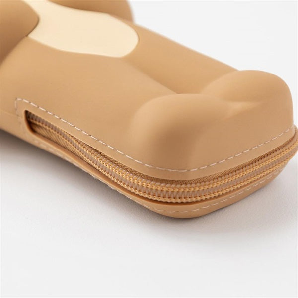 BRUNCH BROTHER Silicone Pen Case Bear Milk Tea