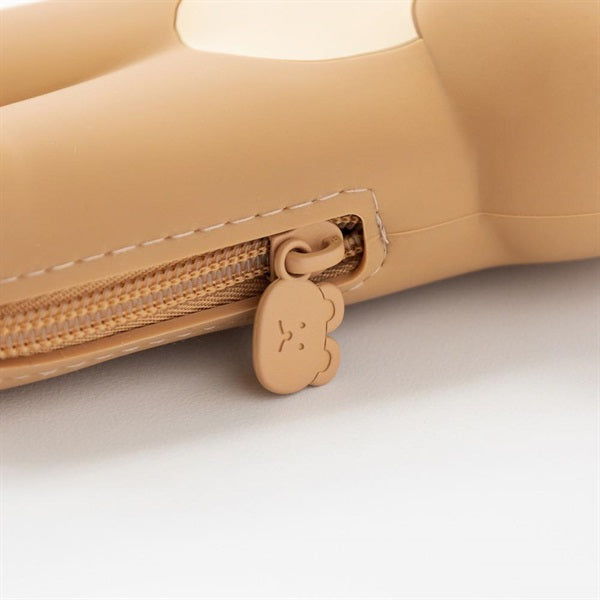 BRUNCH BROTHER Silicone Pen Case Bear Milk Tea