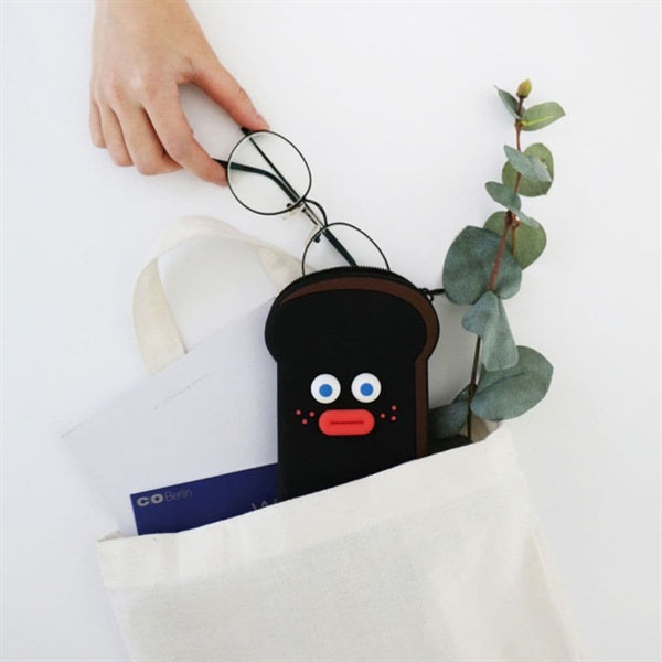 BRUNCH BROTHER Silicone Pen Case Toast Black