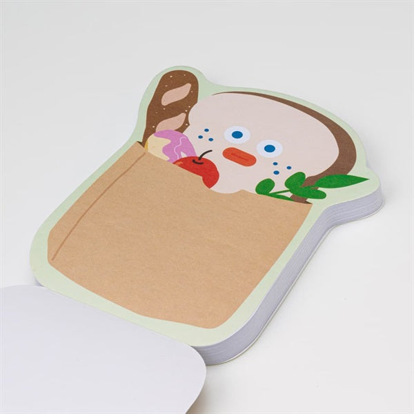 BRUNCH BROTHER Die Cut Memo Pad Toast
