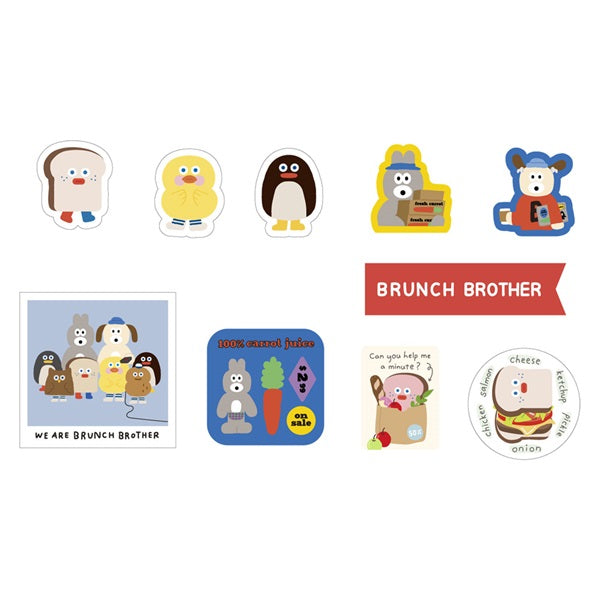 BRUNCH BROTHER Sticker Toast