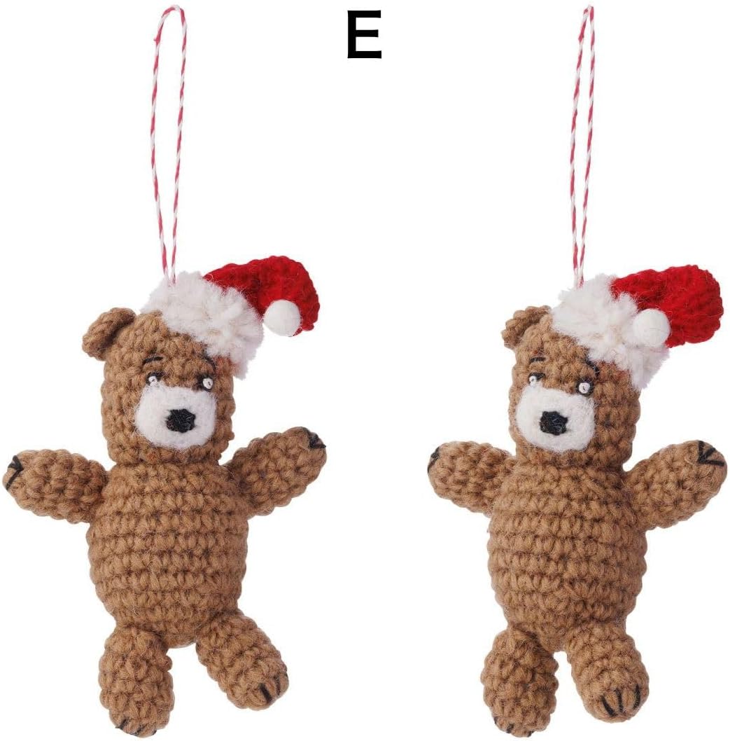 MARK'S Xmas Felt & Knit Ornament Mascot Bear