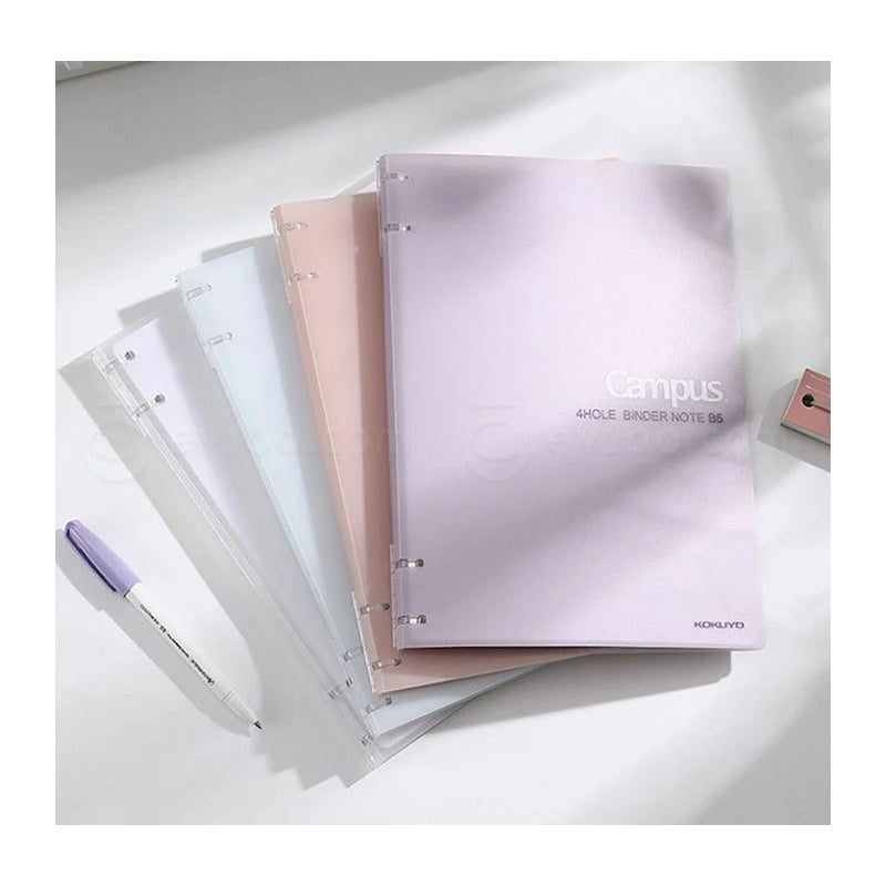KOKUYO Campus Binder Notebook 4-Ring Line 40s 8mm A5 / Transparent