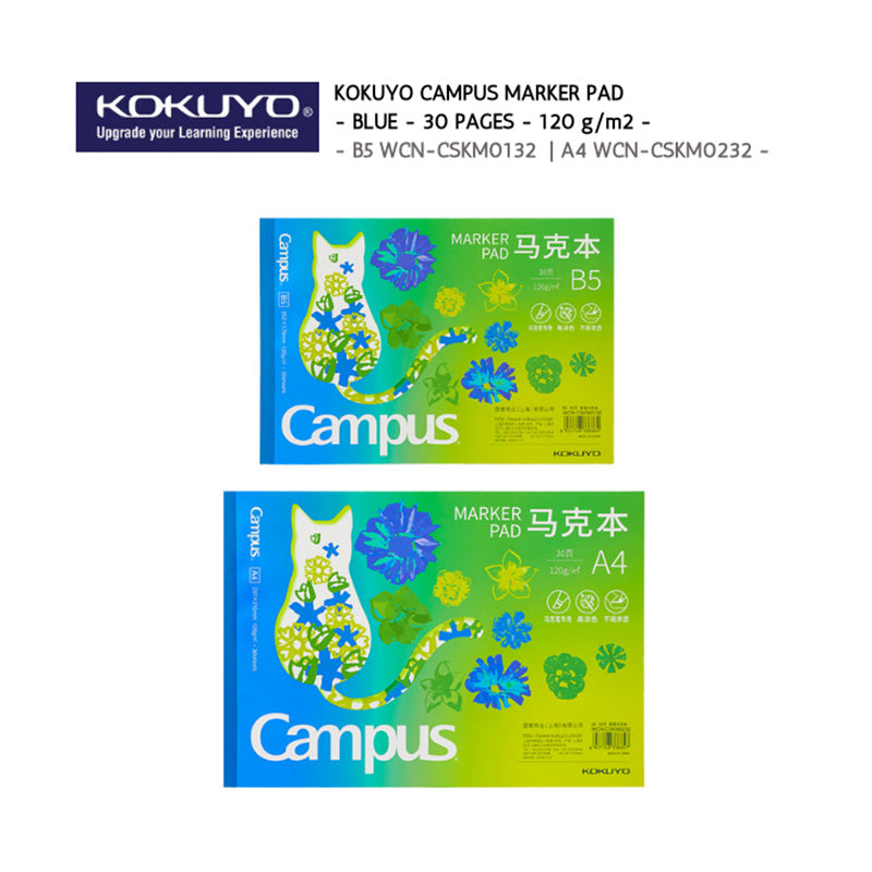 KOKUYO Campus Marker Pad 30s B5 / Blue