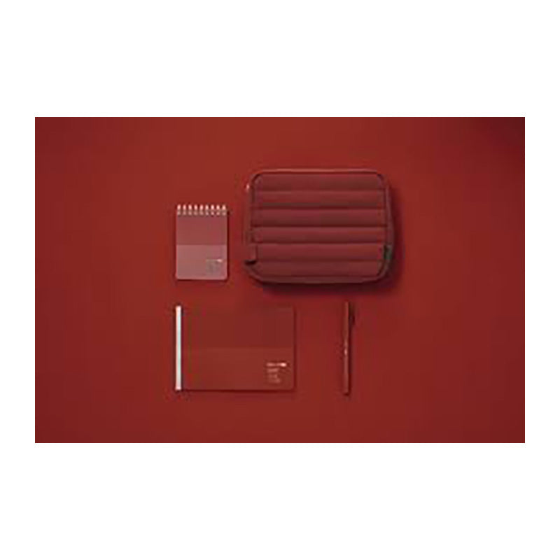 KOKUYO ME Soft Ring Memo A7 Grid 70p 4mm Tartan Red