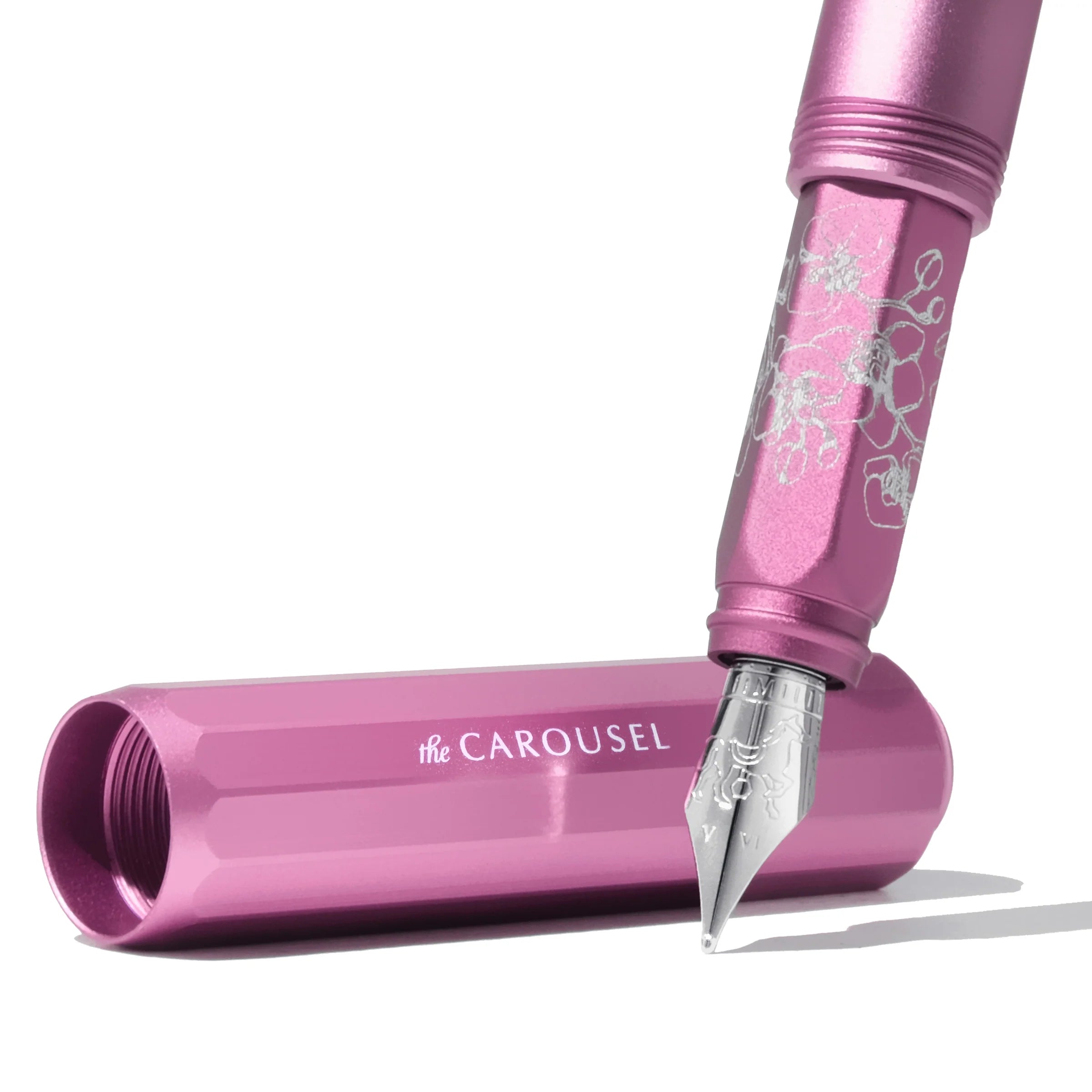 FERRIS WHEEL PRESS Carousel Aluminum Fountain Pen Limited Edition Serpentine Blooms Medium