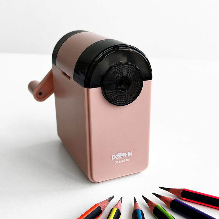 DOLPHIN Desk Pencil Sharpener PS-DOL8640 Pink
