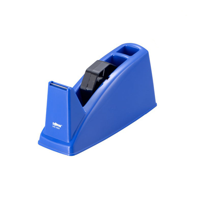 DOLPHIN Tape Dispenser DOL3020 w/Pen Holder 222x86 Blue