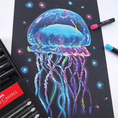 FABER-CASTELL Black Edition Oil Pastel 24s