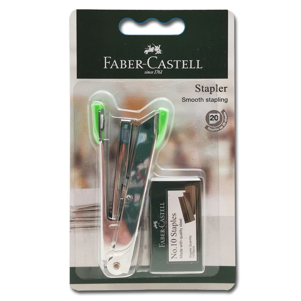 FABER-CASTELL Stapler No.10 401154 Green