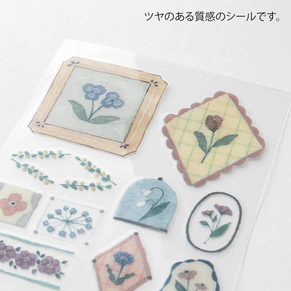 MIDORI Glossy Transfer Sticker 2697 Flower