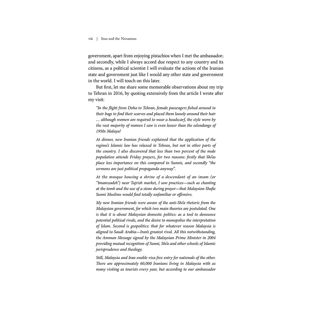 Iran and the Nusantara: Historical, Contemporary and Future Relations by Edited by Abdolreza Alami, Syed Farid Alatas