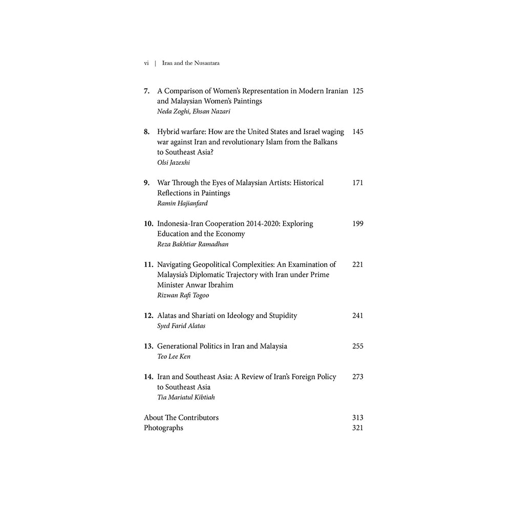 Iran and the Nusantara: Historical, Contemporary and Future Relations by Edited by Abdolreza Alami, Syed Farid Alatas