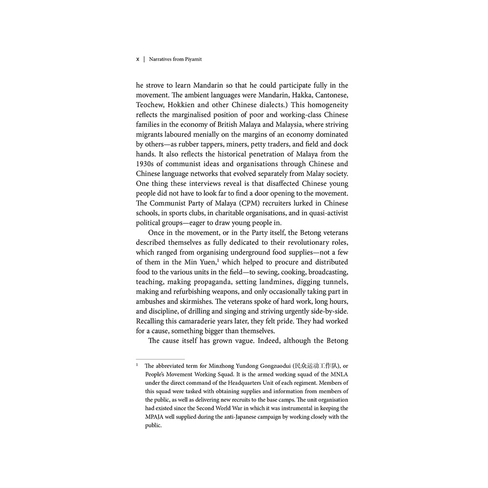 Narratives From Piyamit: Life Stories at the End of the Revolution by Jason Ng Sze Chieh & Murray Hunter