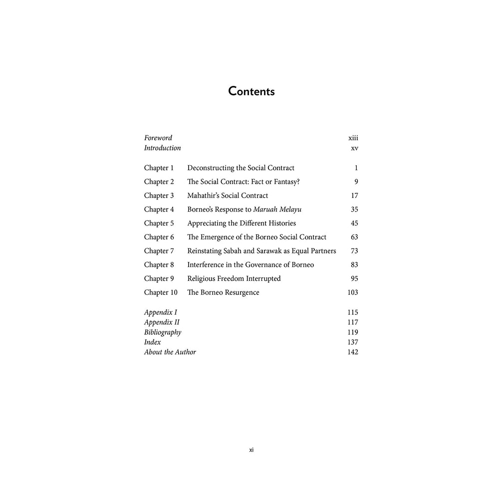 Revisiting the Social Contract: The Malaysia-Borneo Perspectives by Joe Samad