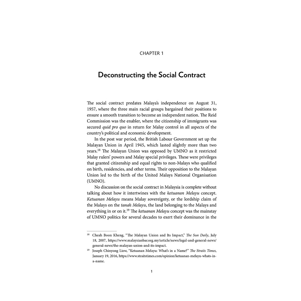 Revisiting the Social Contract: The Malaysia-Borneo Perspectives by Joe Samad