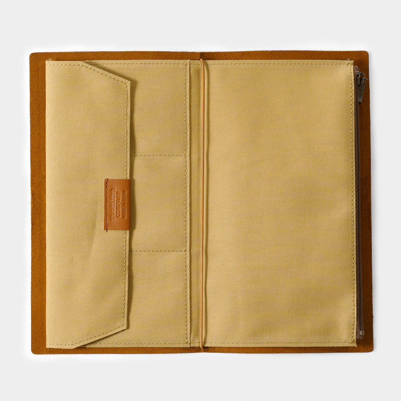 TRAVELERS FACTORY Regular Size Cotton Zipper Case Beige