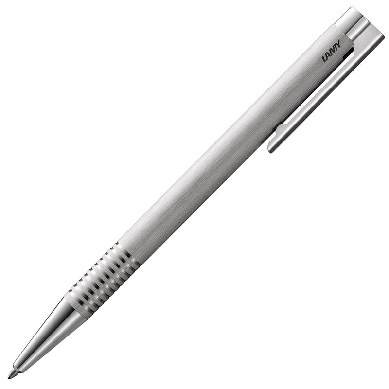 LAMY Logo 206 Brushed Steel Ball Pen with Refill