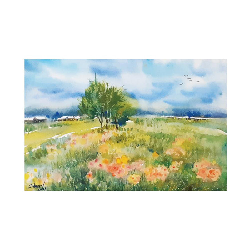 SHIREEN LEE Countryside Postcard