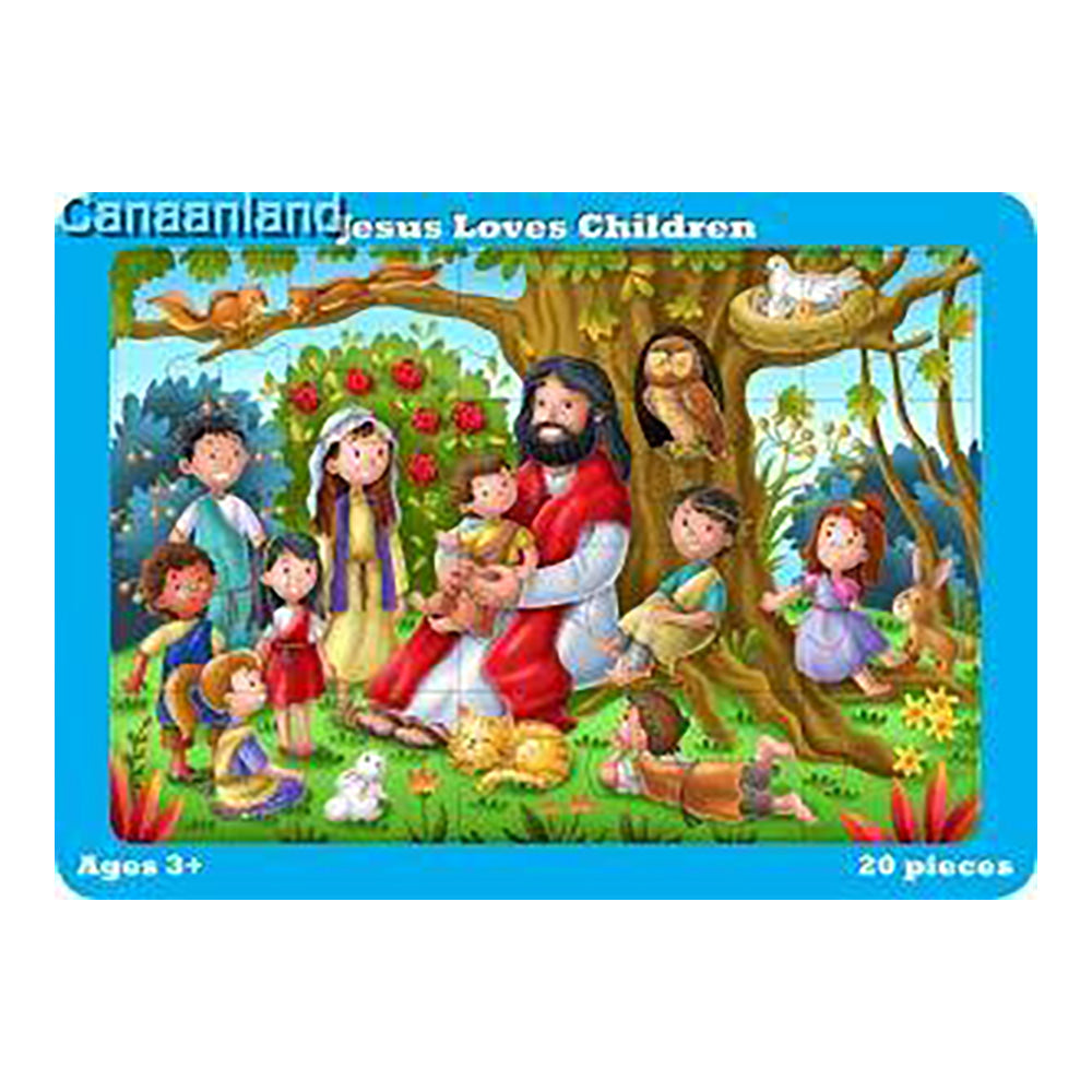 Tray Puzzle: Jesus Loves Children