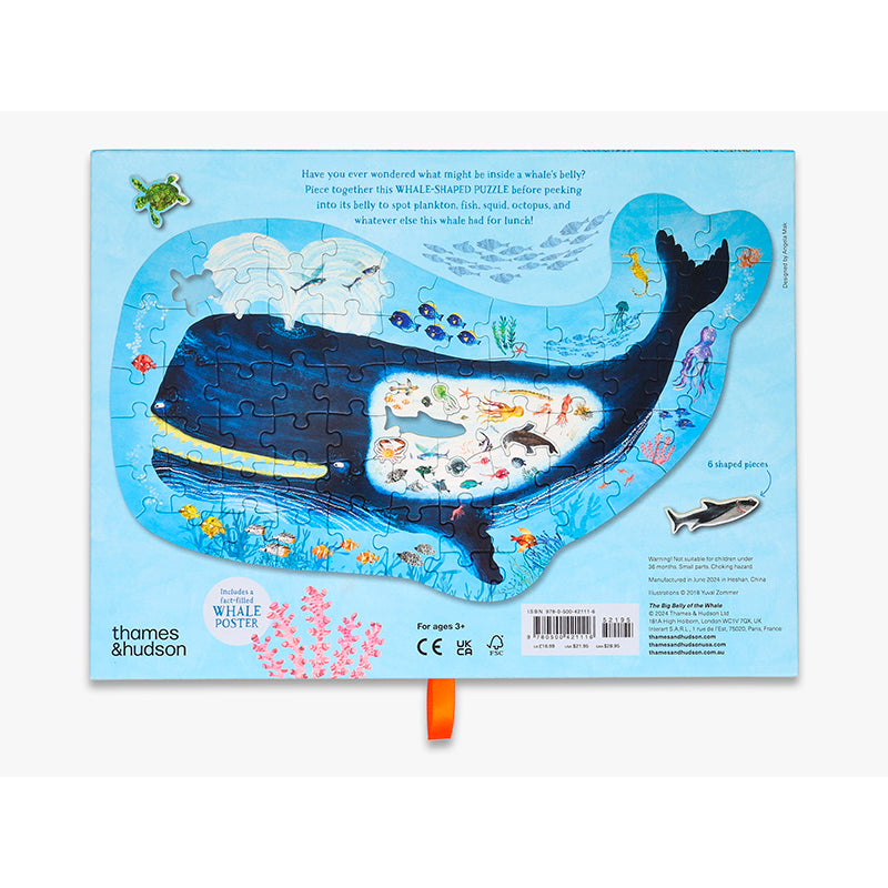 The Big Belly of the Whale: A shaped jigsaw puzzle by Yuval Zommer