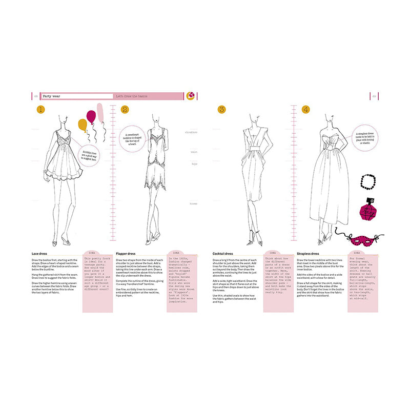 How to Draw Like a Fashion Designer: Inspirational Sketchbooks - Tips from Top Designers by Celia Joicey and Dennis Nothdruft