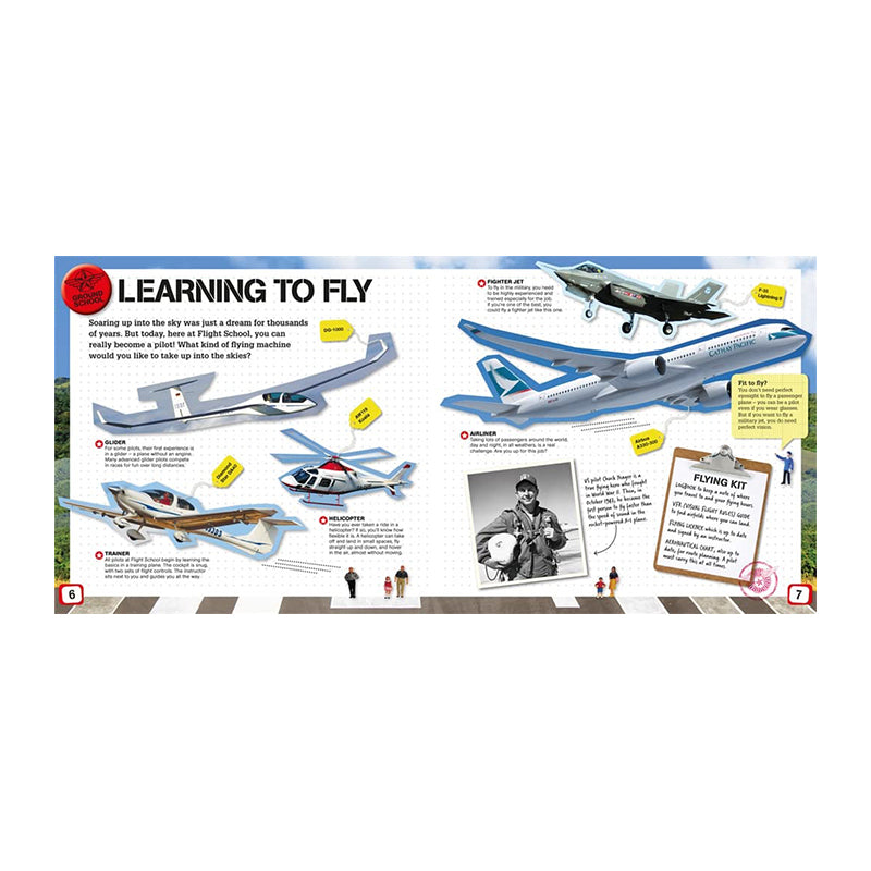 Flight School: How to fly a plane step by step by Nick Barnard